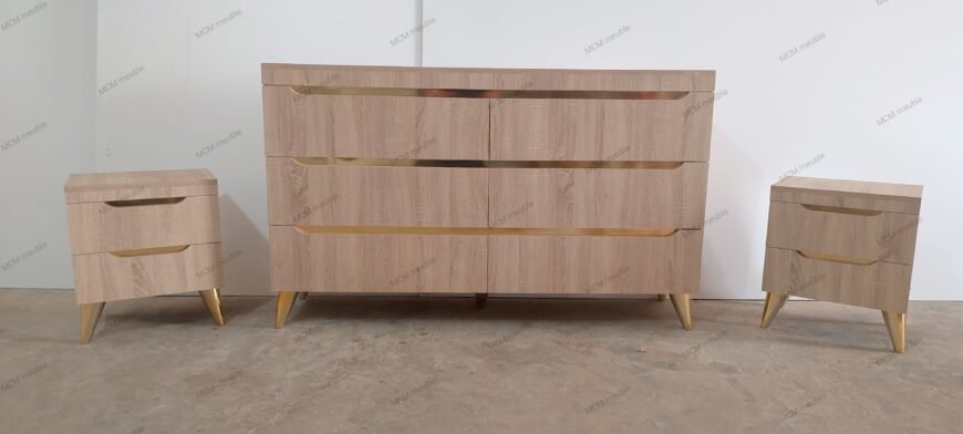 Commode et table de nuit