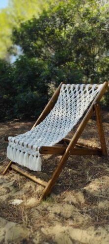 Chaise macramé moderne orthopédique 💥