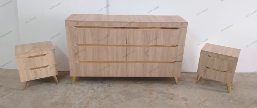 Commode et table de nuit