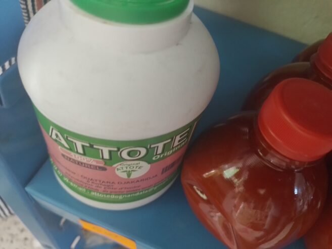 Beurre de karité brut ,grain de akpi pour avoir belle forme pour les femmes