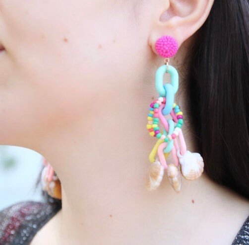 Boucles d’oreille estivales