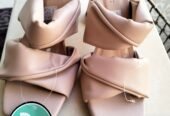 Mules femme à talons Nude jamais portées poiture39
