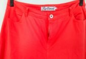 Jeans rose / corail taille 46