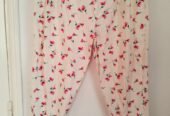 Jeans blanc fleurit LcWaikiki taille 46