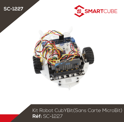 Kit Robot CubY:Bit (Avec code source)