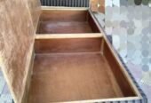 Lit démontable capitonné bel sandou9 sans matelas