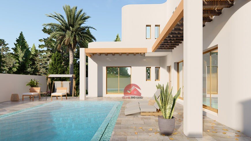 NOUVEAU MODÈLE DE PLAN À CONSTRUIRE À DJERBA – RÉF P553