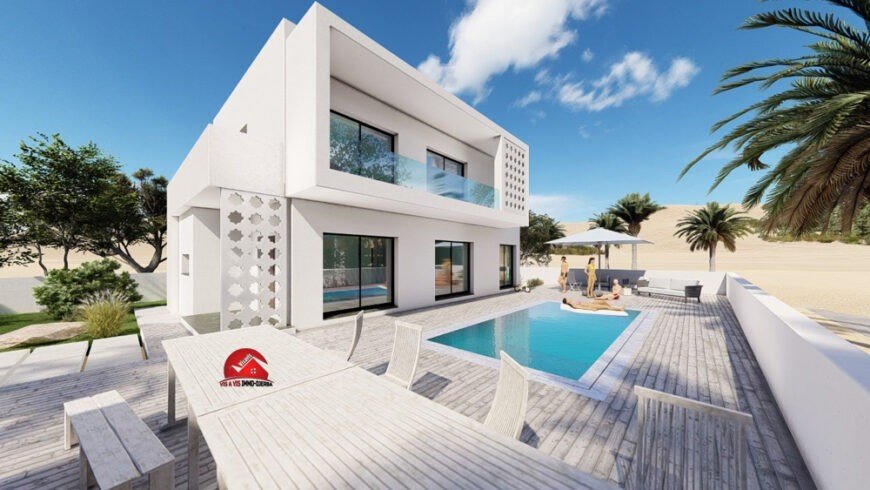MODÈLE DE PLAN À CONSTRUIRE EN DJERBA HOUMT SOUK -RÉF P600
