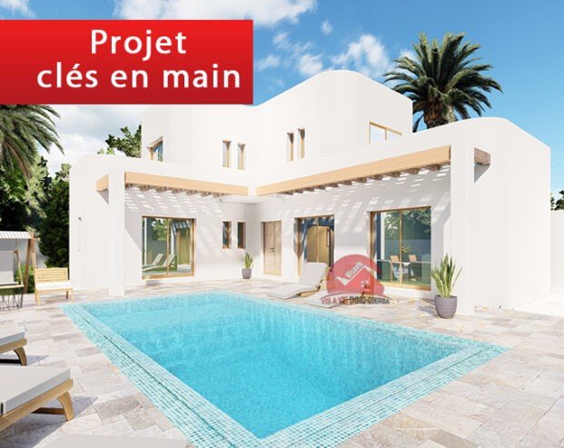 NOUVEAU MODÈLE DE PLAN À CONSTRUIRE À DJERBA – RÉF P553