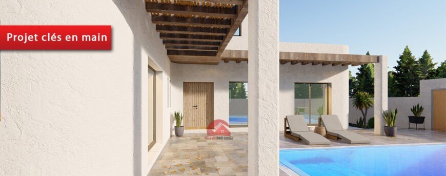 NOUVEAU MODÈLE DE PLAN À CONSTRUIRE À DJERBA – RÉF P553