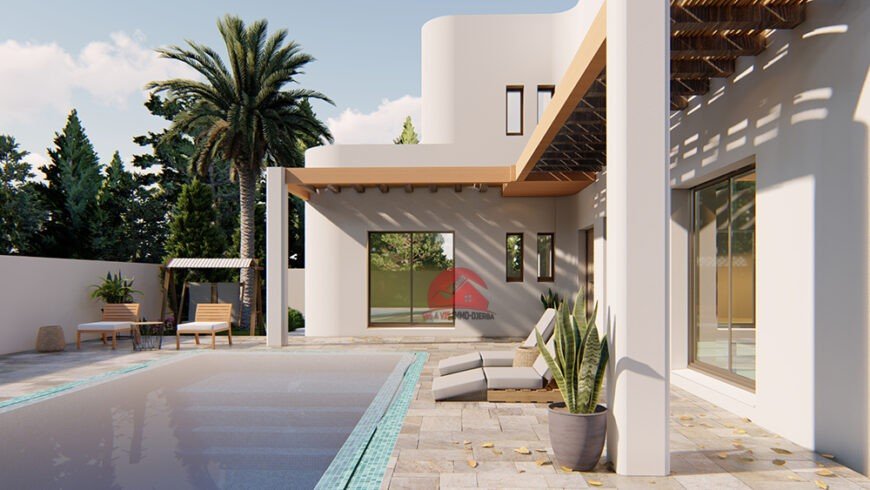 NOUVEAU MODÈLE DE PLAN À CONSTRUIRE À DJERBA – RÉF P553