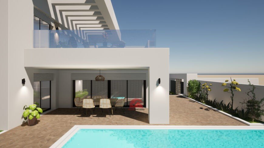 VILLA NEUVE À VENDRE À LA ZONE TOURISTIQUE MEZRAYA – RÉF V640