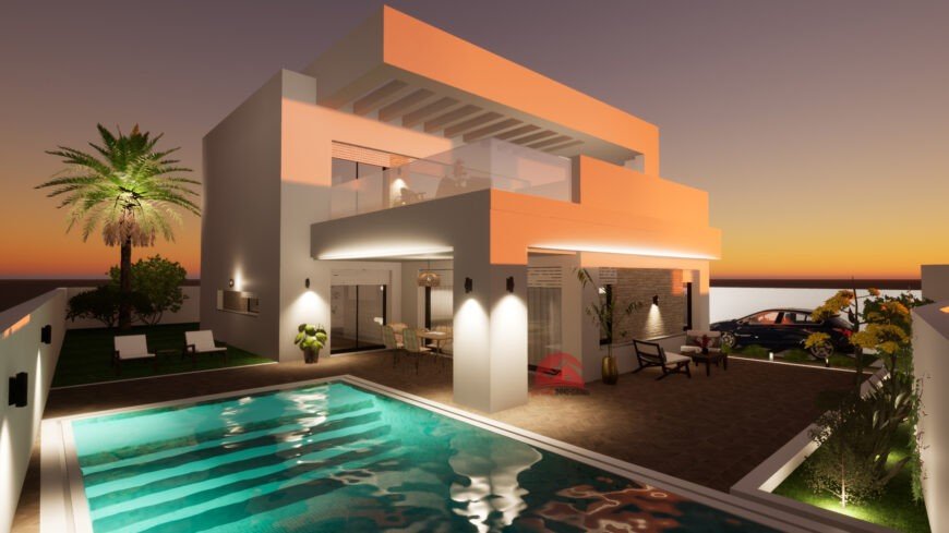 VILLA NEUVE À VENDRE À LA ZONE TOURISTIQUE MEZRAYA – RÉF V640