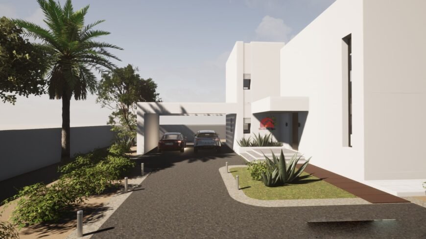 VENTE PROJET VILLA NEUVE AVEC PISCINE À DJERBA MEZRAYA – RÉF V658