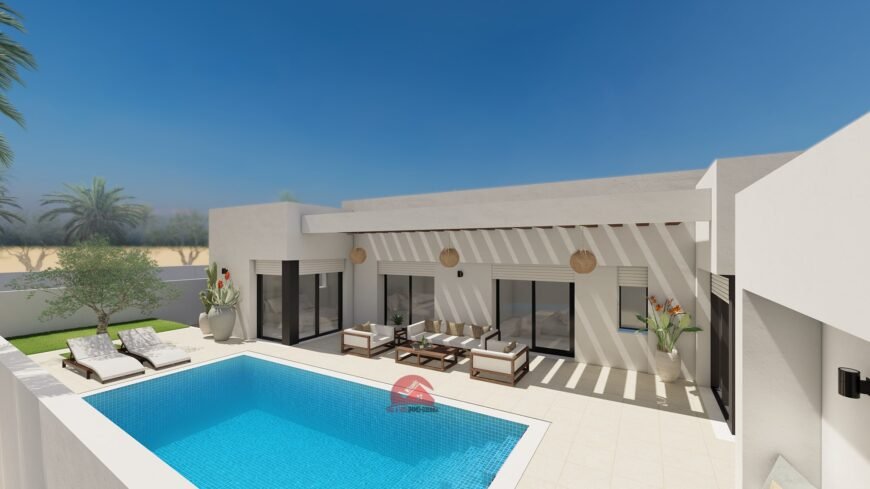 OFFRE DE TERRAIN ET CONSTRUCTION À DJERBA HOUMT SOUK – RÉF P653