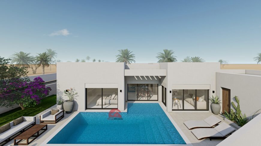 PROJET SUR PLAN À HOUMT SOUK DJERBA TUNISIE – RÉF P652