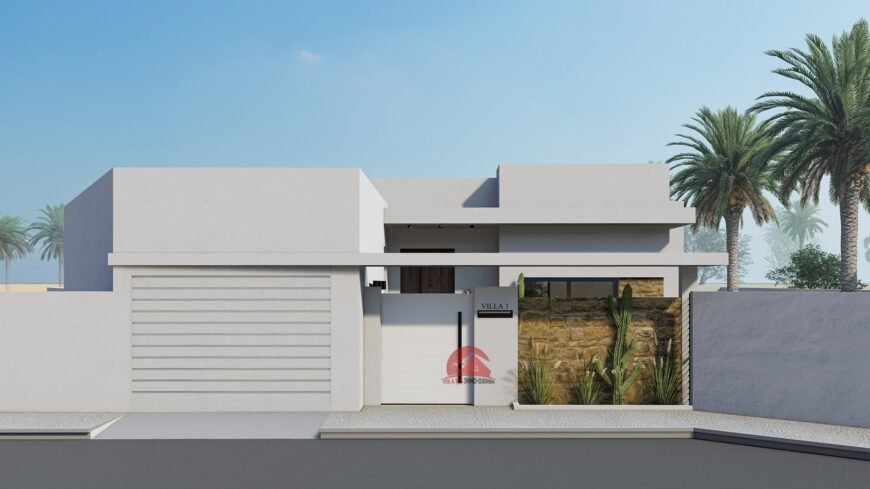 PROJET SUR PLAN À HOUMT SOUK DJERBA TUNISIE – RÉF P652