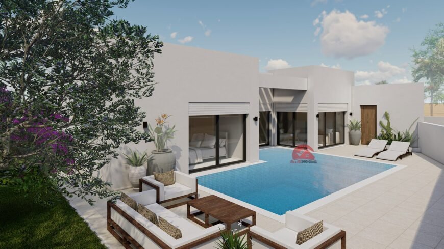 PROJET SUR PLAN À HOUMT SOUK DJERBA TUNISIE – RÉF P652