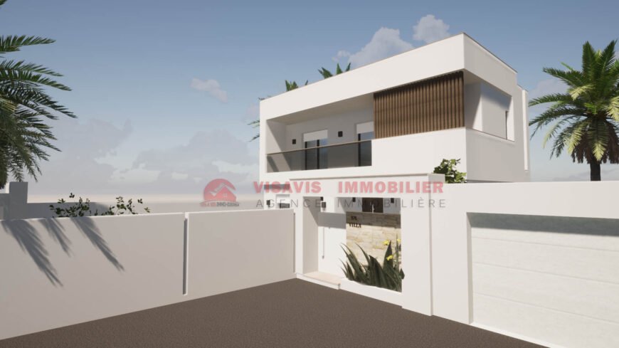 CONSTRUCTION VILLA CLÉ EN MAIN EN ZONE URBAINE DJERBA – RÉF P694