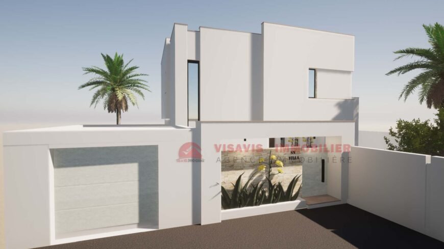CONSTRUIRE UNE VILLA AVEC PISCINE À DJERBA EN TUNISIE ZU – RÉF P695