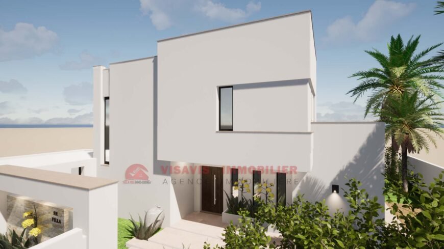 CONSTRUIRE UNE VILLA AVEC PISCINE À DJERBA EN TUNISIE ZU – RÉF P695