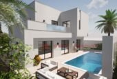 CONSTRUIRE UNE VILLA AVEC PISCINE À DJERBA EN TUNISIE ZU – RÉF P695